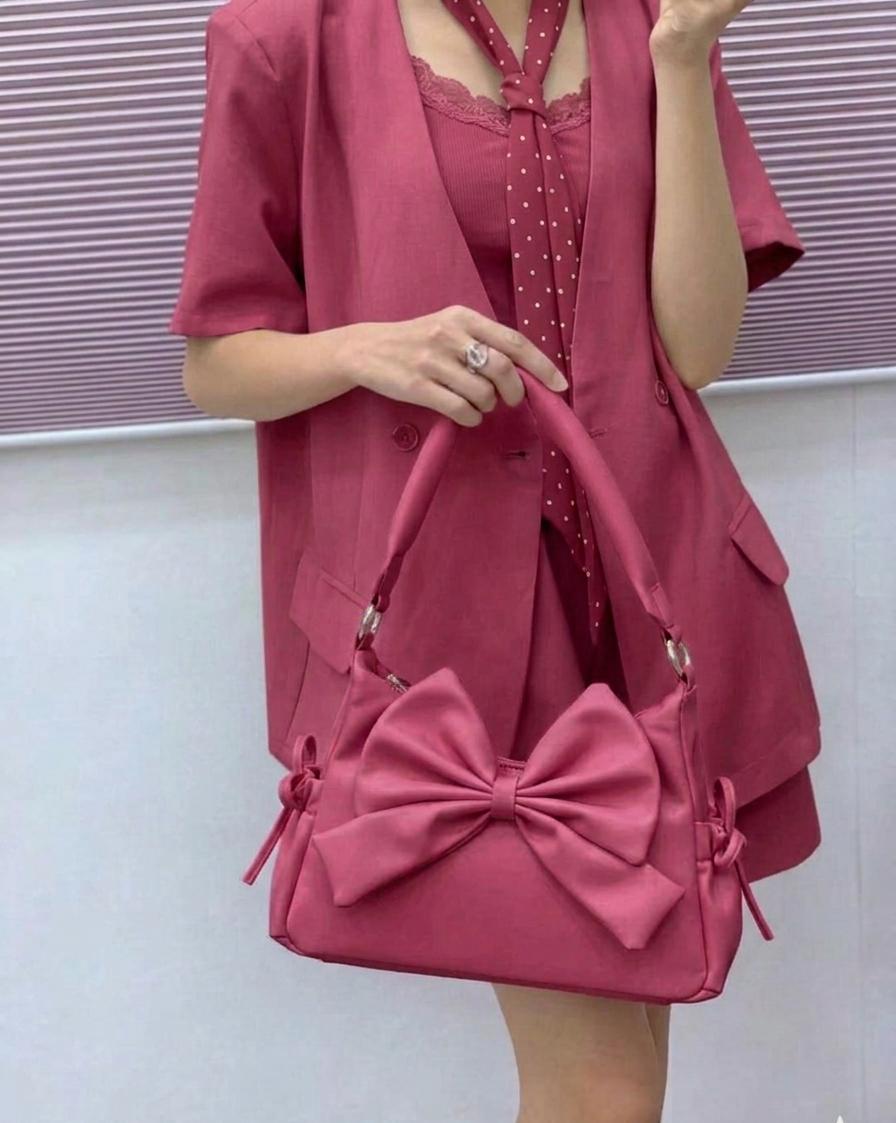 Cute Bow Shoulder Bag for Women – Elegant Fashion Handbag