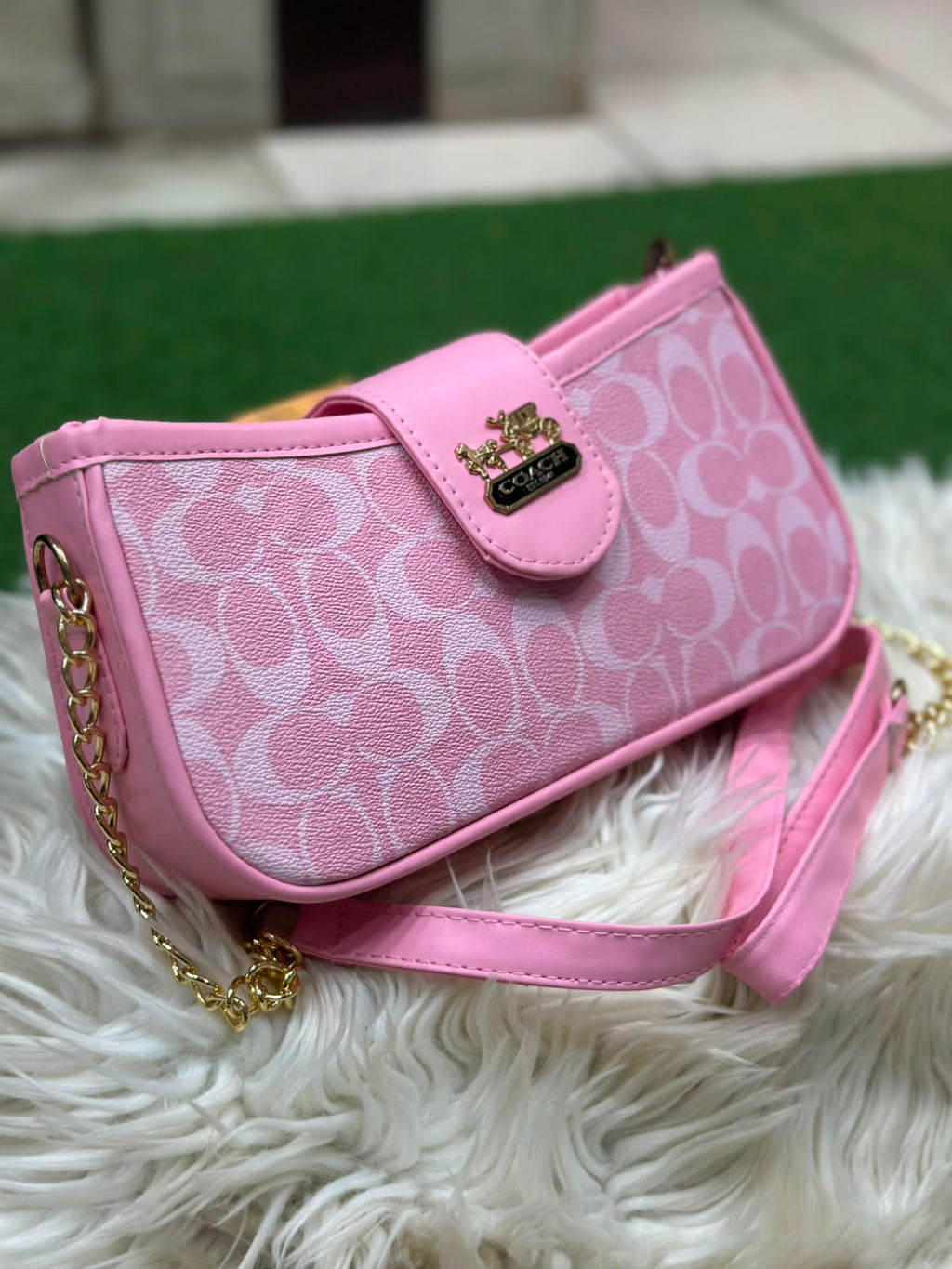 Structured Signature Crossbody Bag