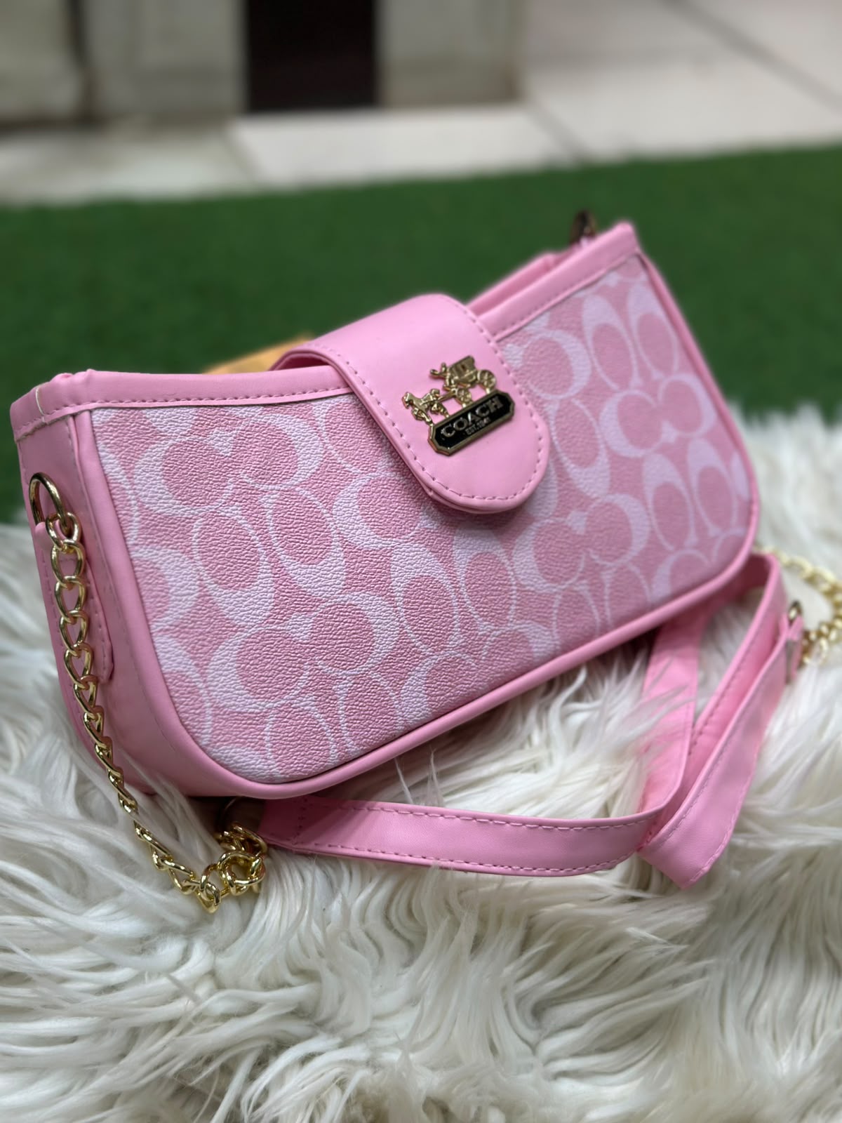 Structured Signature Crossbody Bag