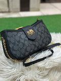 Structured Signature Crossbody Bag