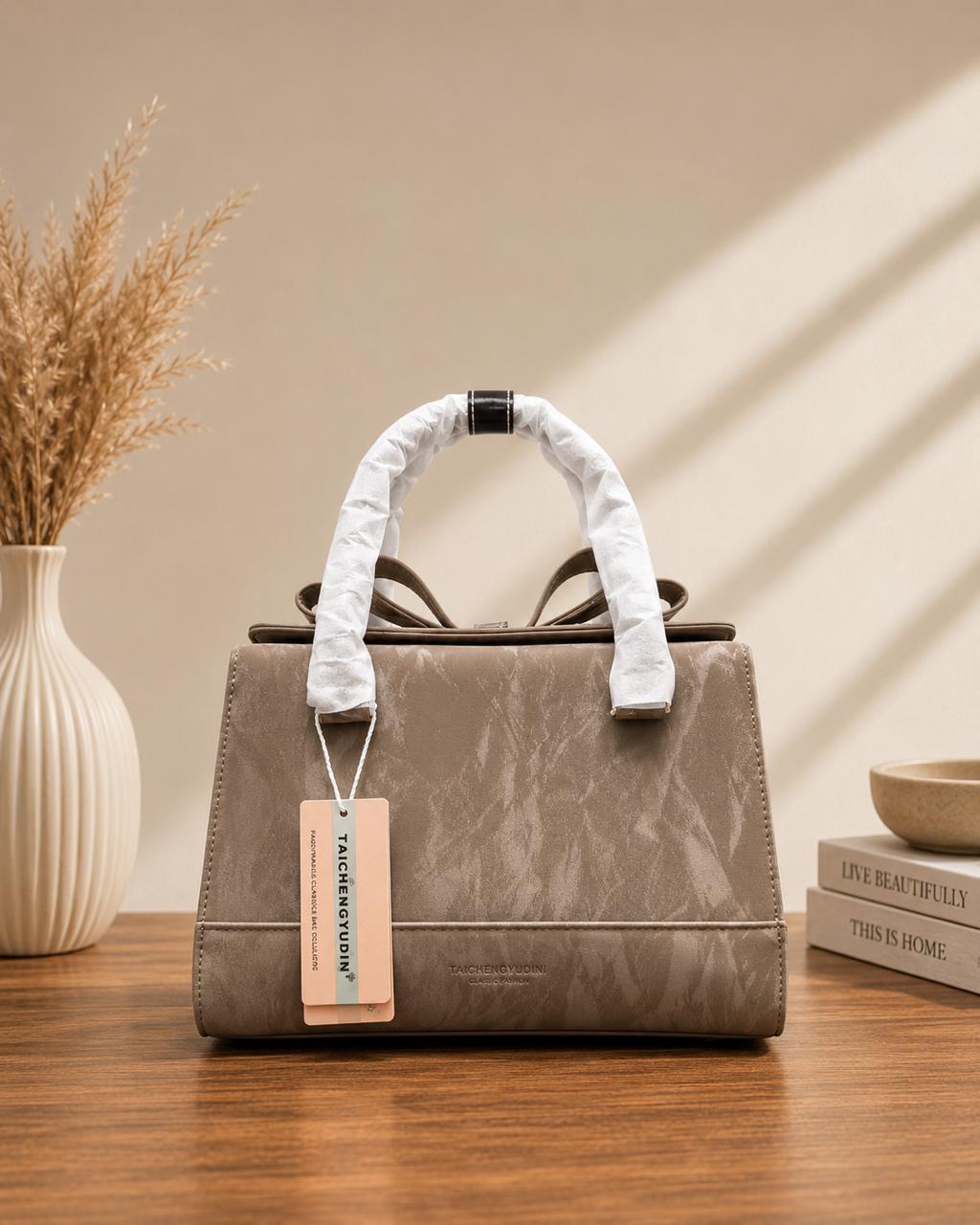 Soft Top Handle Bag. Minimal Luxury