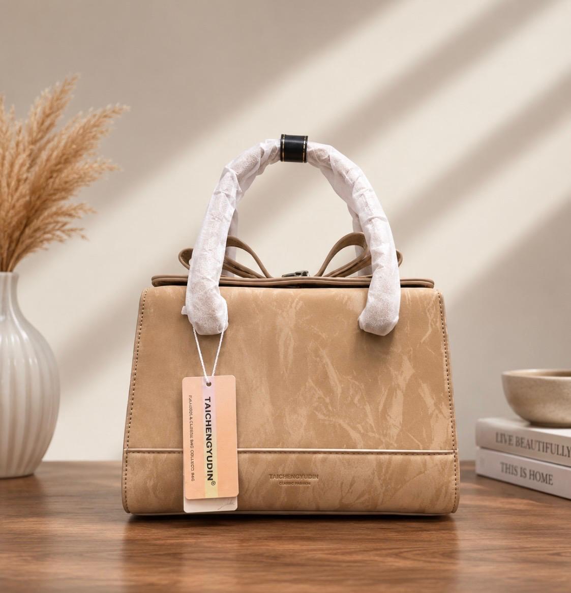 Soft Top Handle Bag. Minimal Luxury