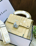 Crinkle Top Handle Bag. 6 Gorgeous Colors 👜