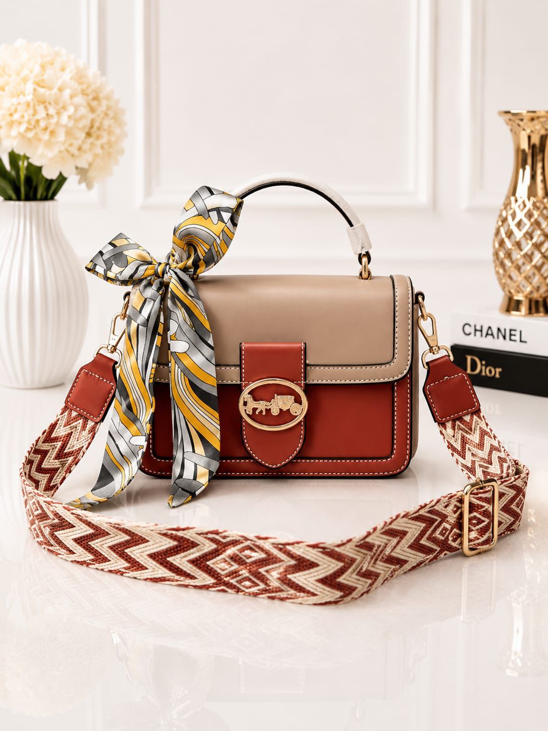 Top Handle Crossbody Bag for Women