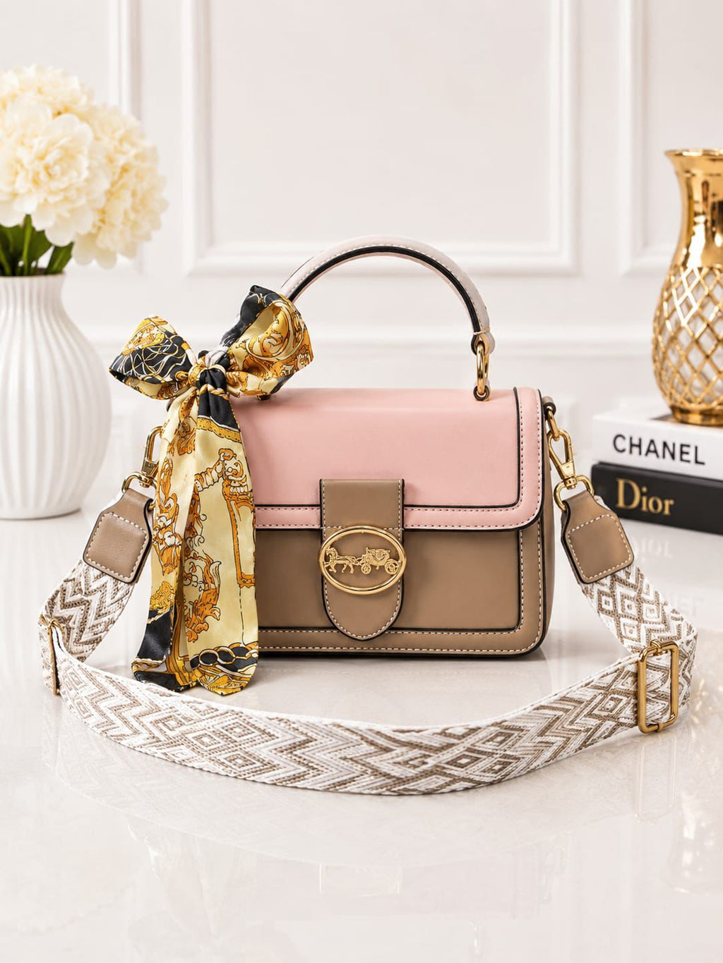 Top Handle Crossbody Bag for Women
