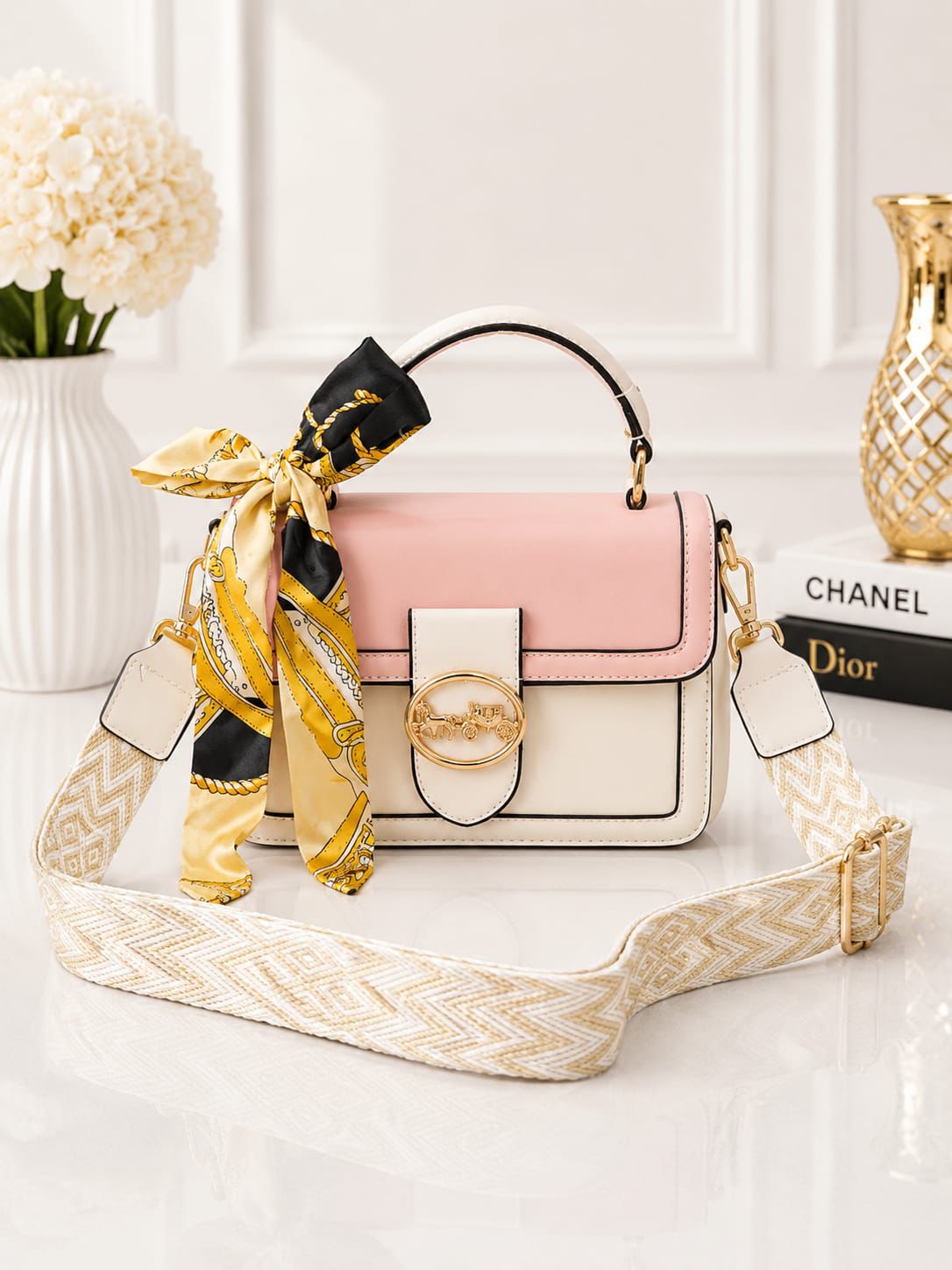 Top Handle Crossbody Bag for Women