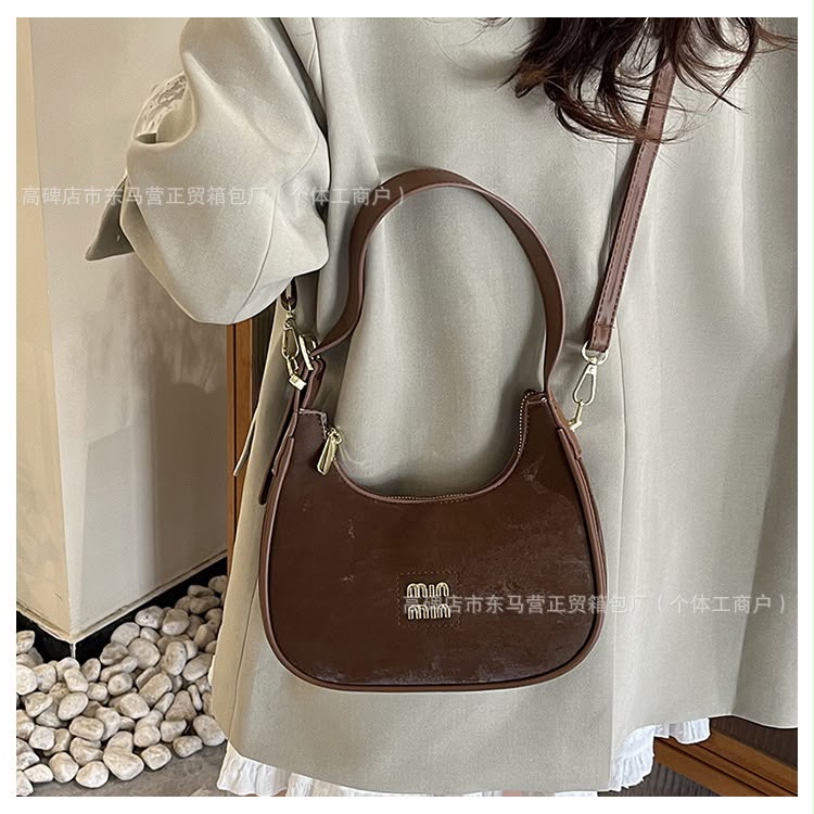 Elegant Crescent Shoulder Bag for Women