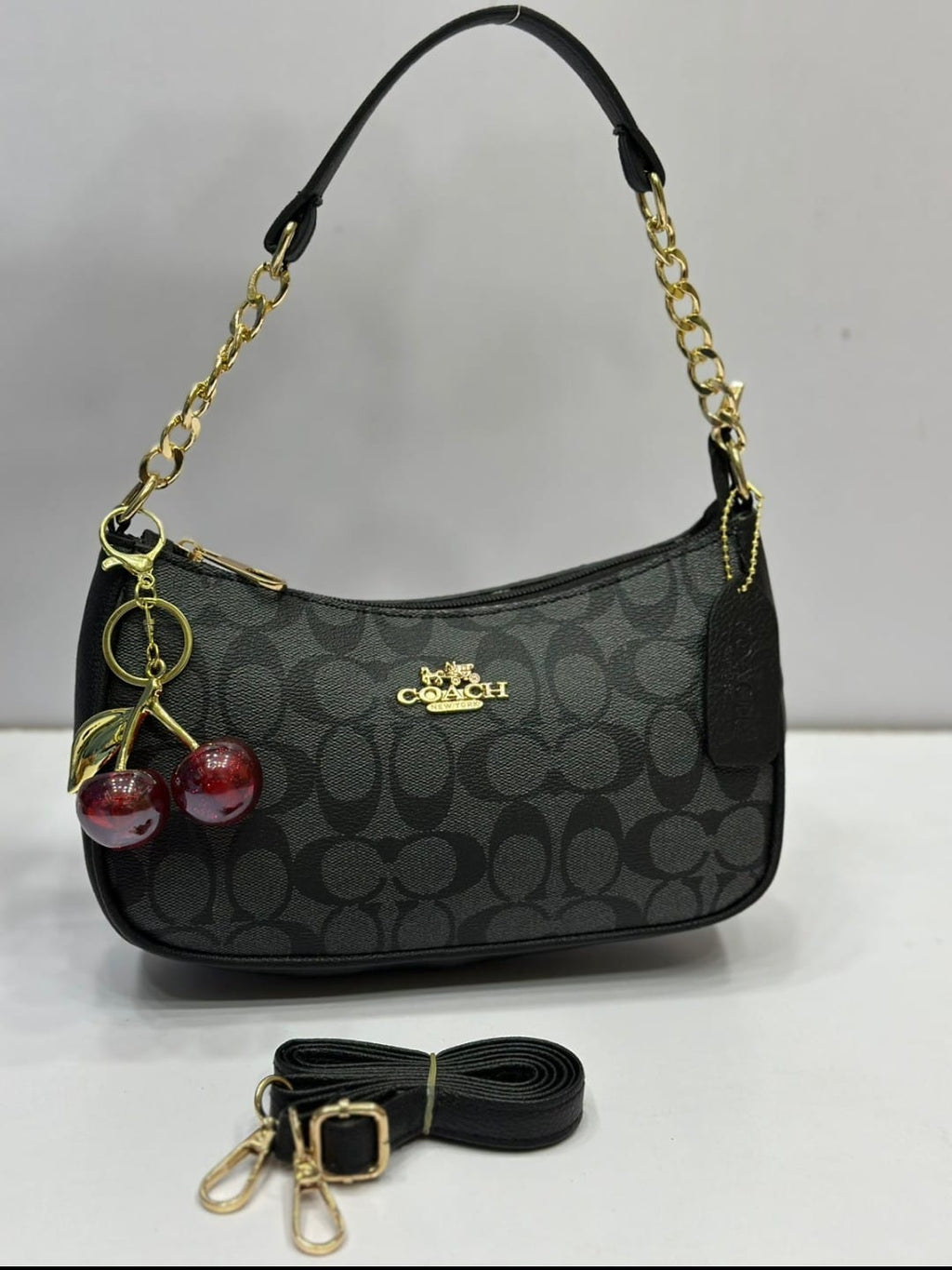 Signature Bag with Cherry Charm 🍒✨