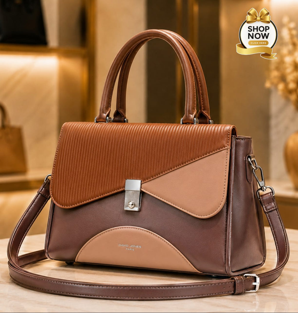 Tone structured top handle & sling bag